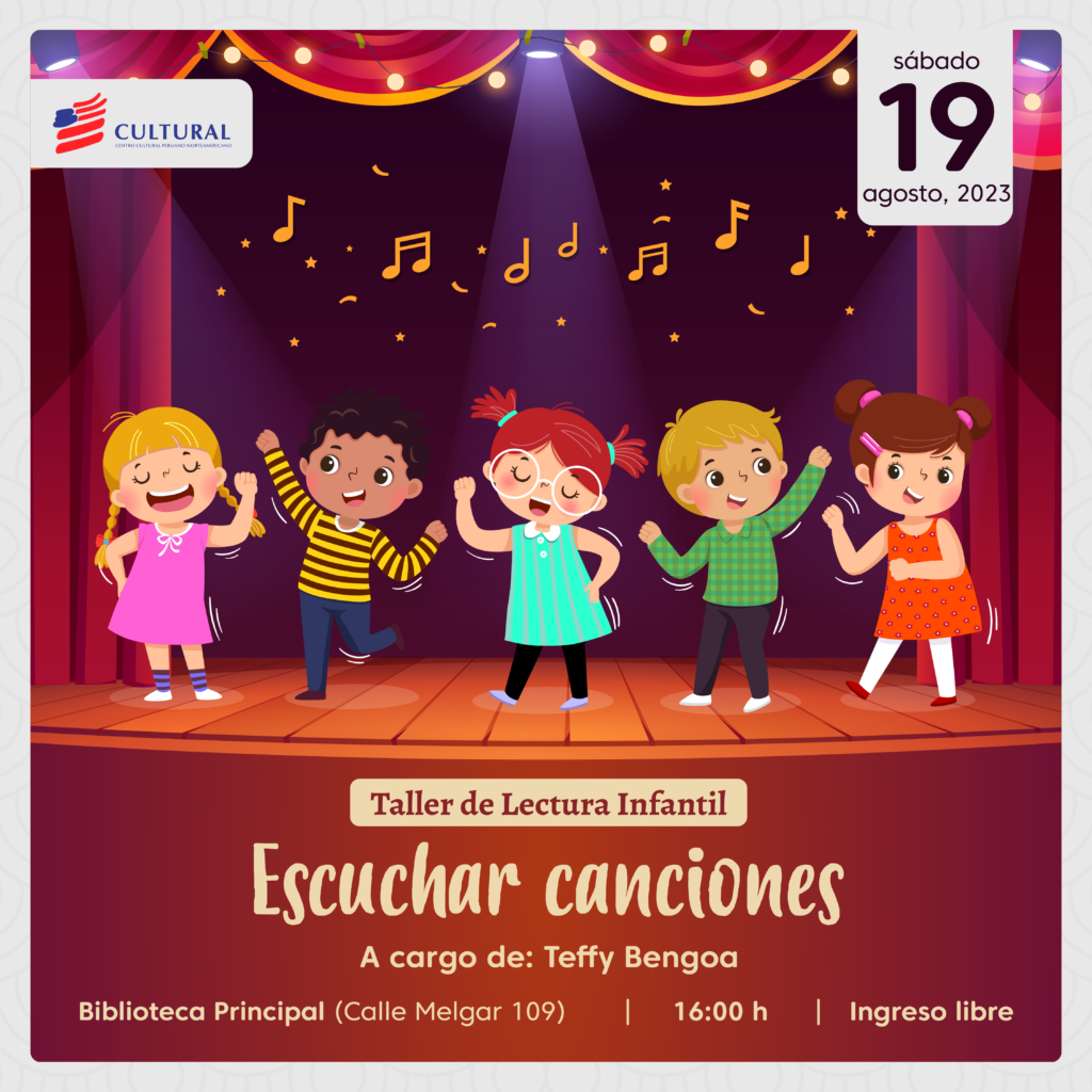 Taller De Lectura Infantil Escuchar Canciones Cultural Arequipa